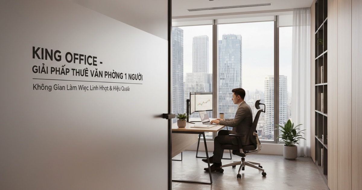 Giải Pháp Thuê Văn Phòng 1 Người Tại King Office