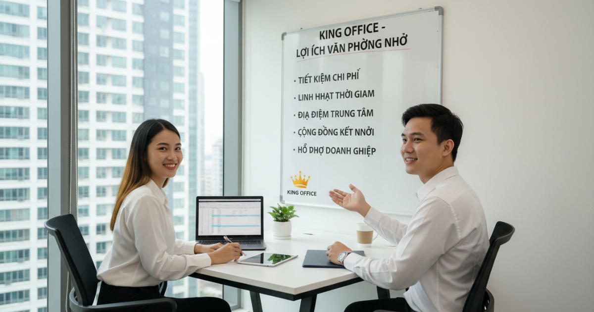 Lợi ích khi thuê văn phòng nhỏ tại King Office