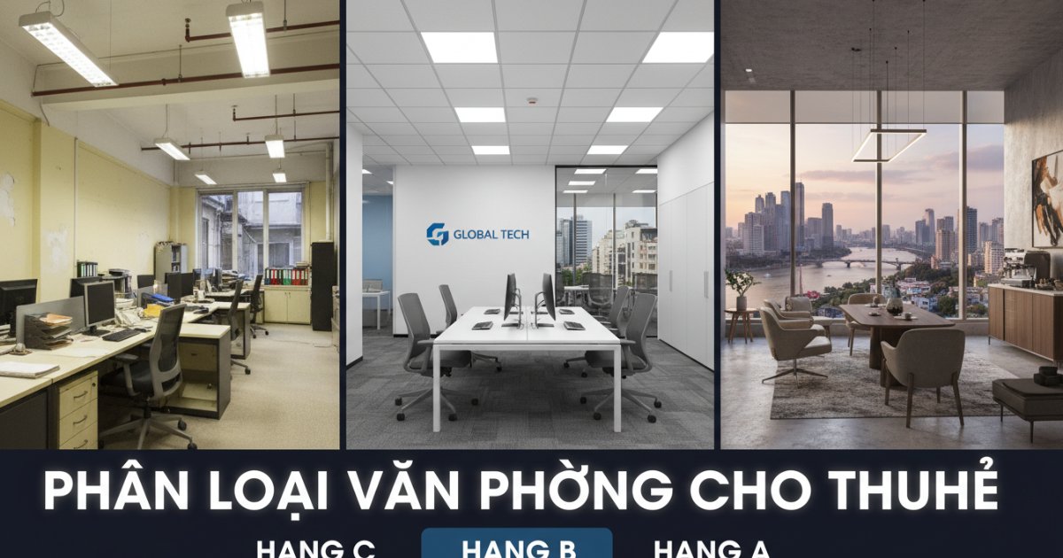 Phân Loại Văn Phòng Cho Thuê Theo Hạng
