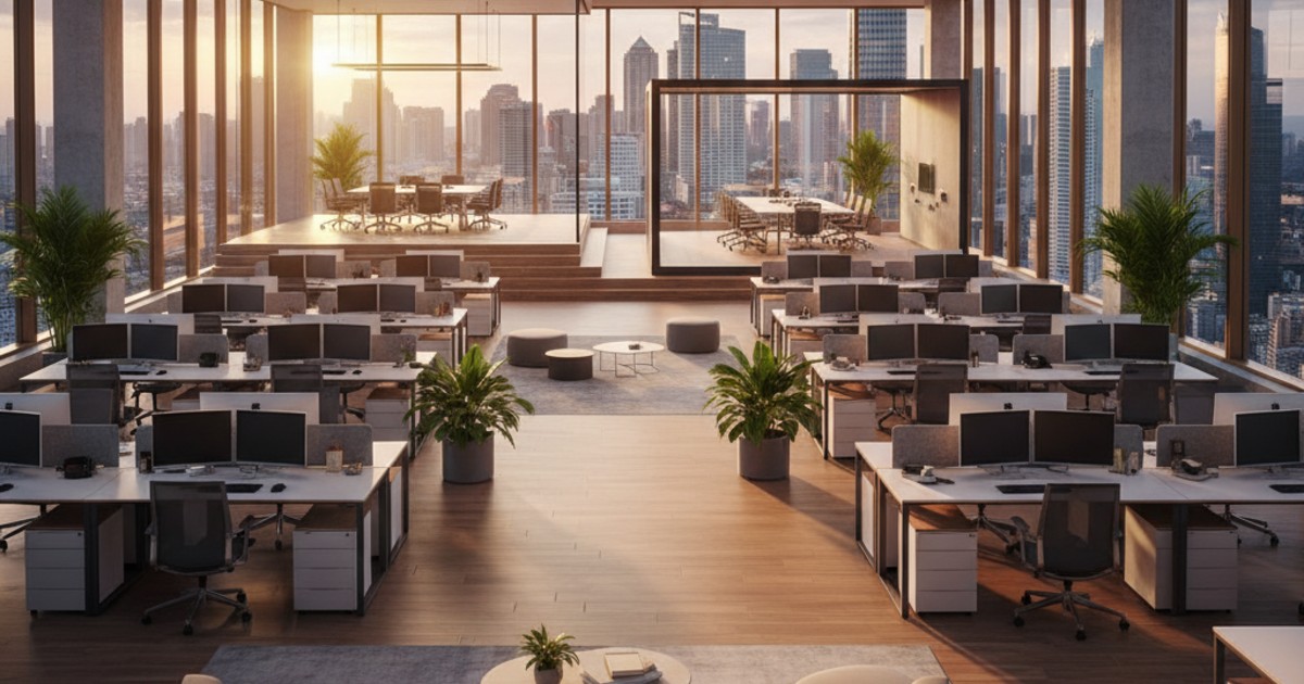 Dịch vụ cho thuê văn phòng 600m2 giải pháp cho doanh nghiệp lớn