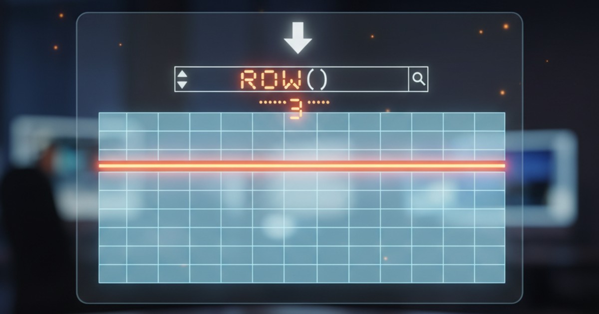 Khái niệm cơ bản về hàm ROW trong Excel