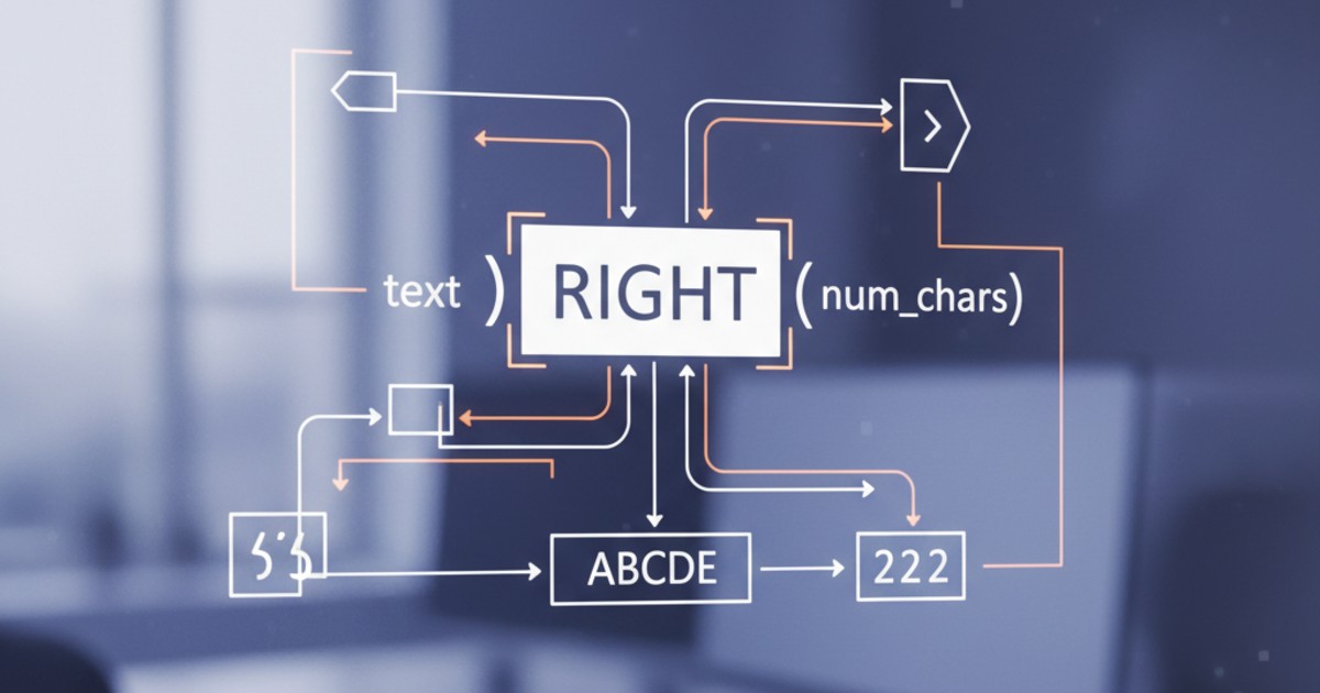 Khái niệm và cú pháp cơ bản của hàm right trong Excel