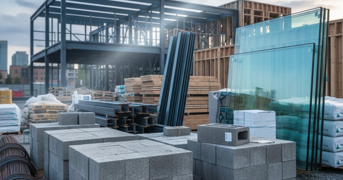 Vật liệu xây dựng phổ biến cho văn phòng 2 tầng Vật liệu xây dựng phổ biến cho văn phòng 2 tầng