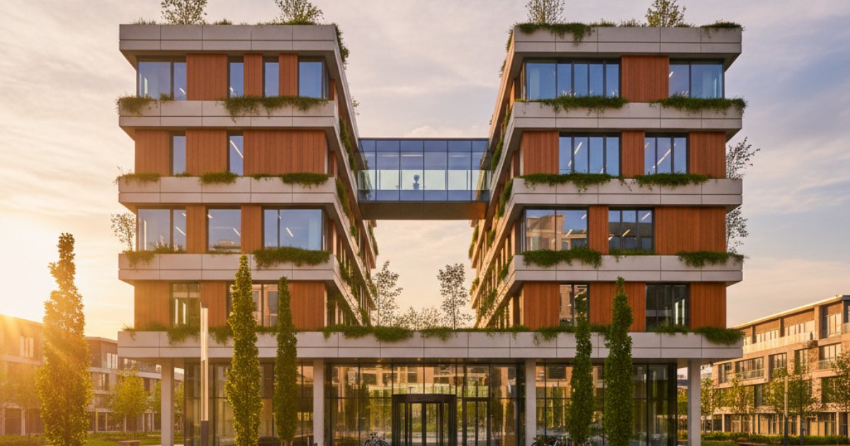 Xu hướng kiến trúc nhà văn phòng 3 tầng hiện đại Xu hướng kiến trúc nhà văn phòng 3 tầng hiện đại