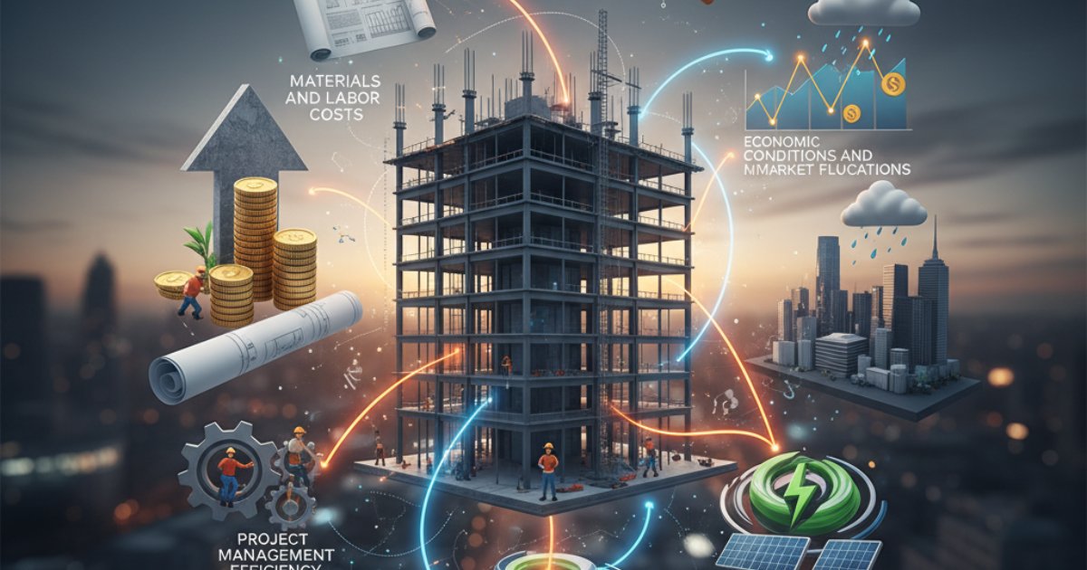 Yếu tố ảnh hưởng đến chi phí xây dựng tòa nhà văn phòng 7 tầng Yếu tố ảnh hưởng đến chi phí xây dựng tòa nhà văn phòng 7 tầng